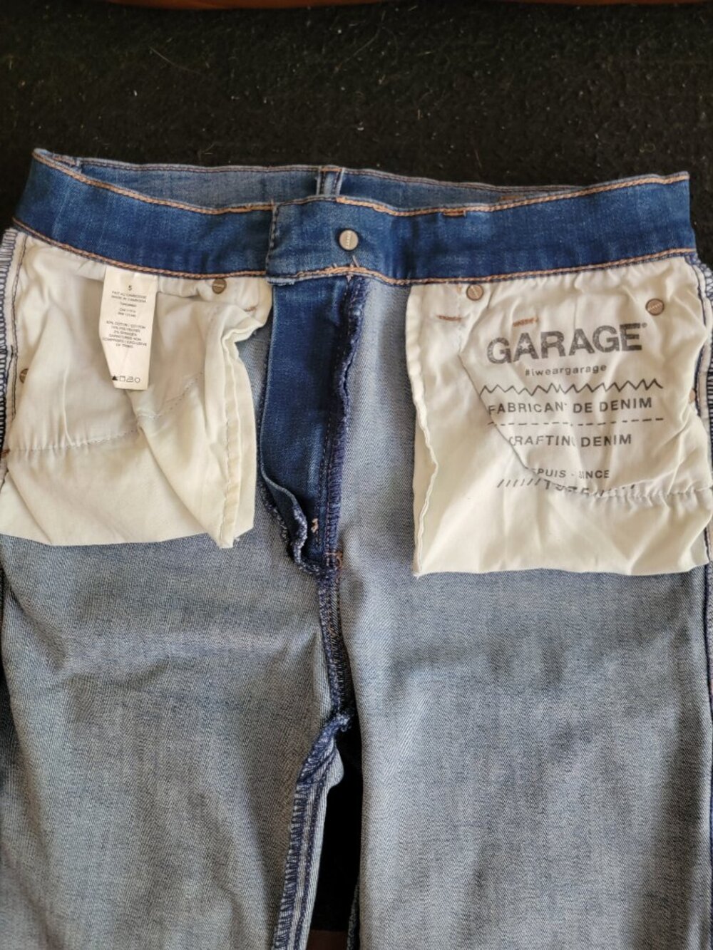 GARAGE HIGH RISE DENIM JEANS - Picture 8 of 10